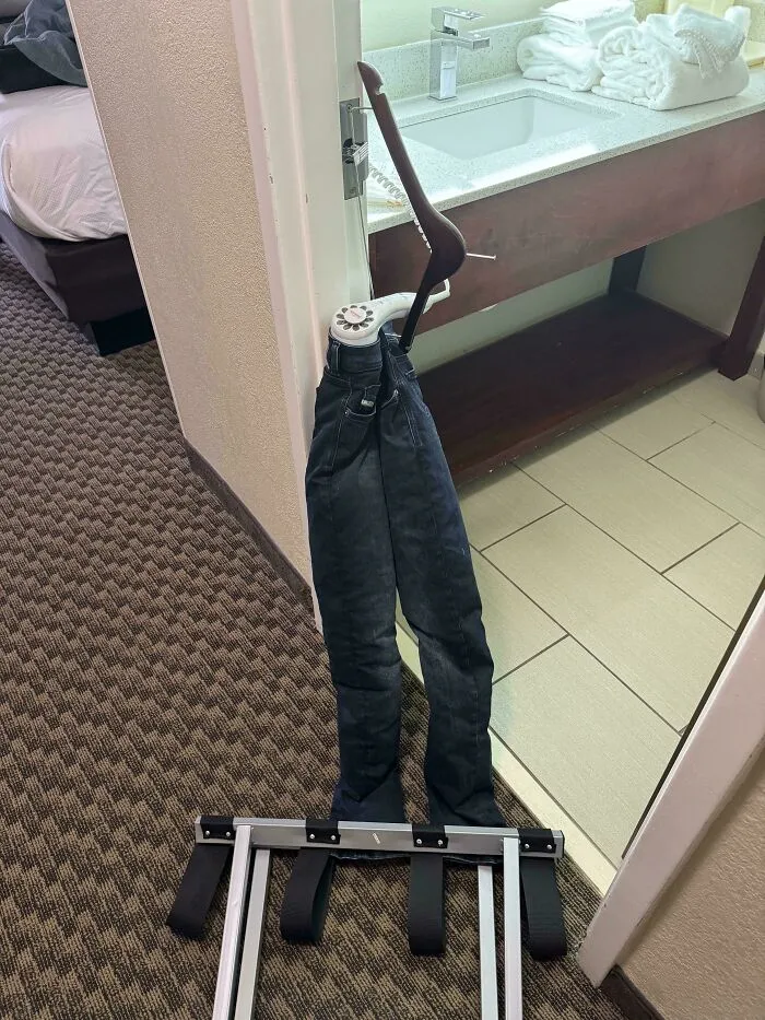 Drying My Pants In A Hotel Room
