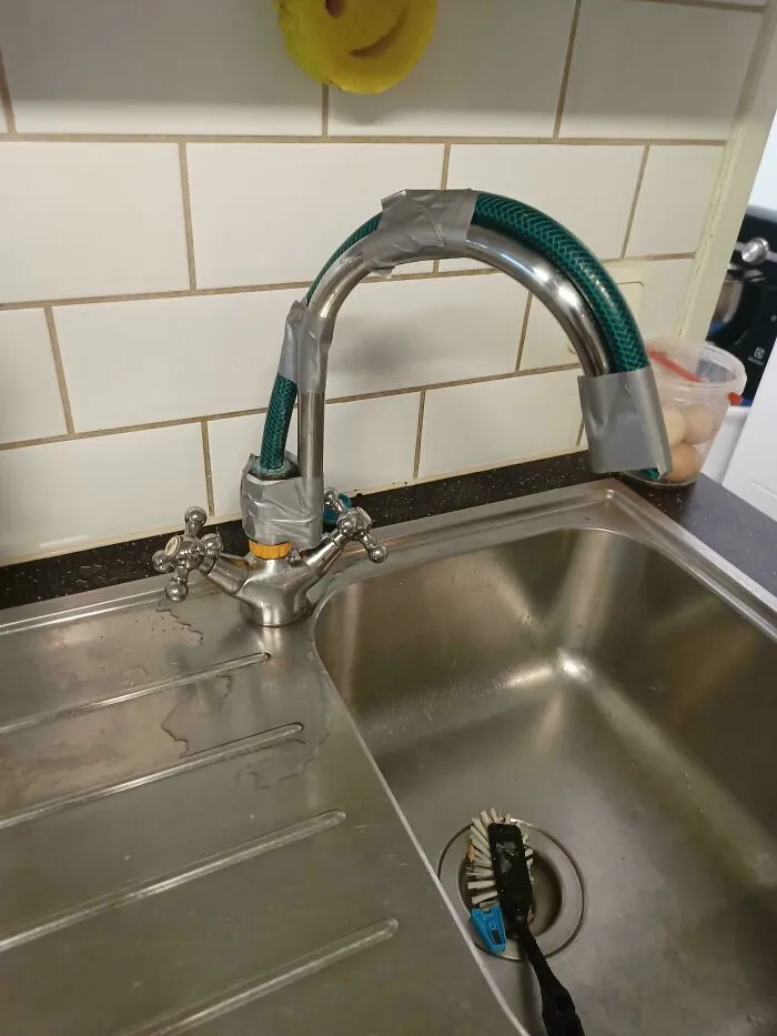 So My Kitchen Faucet Snapped And The Stores Are Closed