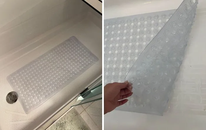 So You Can Finally Stop Performing An Involuntary Slip 'N Slide Every Time You Step Out Of The Shower, This <a Style="Display:inline;" Href="Https://Www.amazon.com/Gp/Product/B01f5k9yns?ie=utf8&th=1&linkcode=ll1&tag=bppig-20&linkid=6eb96ec4c3e25ee1acd77a93a8594977&language=en_us&ref_=as_li_ss_tl" Target="_blank"><span Style="Font: Inherit; Color: #d74b1f;"> Bath Tub Or Shower Mat With Suction </Span> Is The Practical Solution
