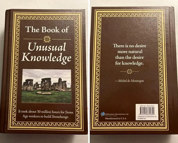   <a Style="Display:inline;" Href="Https://Www.amazon.com/Unusual-Knowledge-Editors-Publications-International/Dp/1450845800?crid=3dr0kt94dzxbm&dib=eyj2ijoimsj9.cwvdl01hf0hojy5nytvmhnof2ecrjh_csybkwfuz0mwbl_2nqpnur6nvr2lyufyuvgogimw7nqlj4hqszfh1nak7bk596vwdvy8p2yzgxqvivfpqmgoronkfonzzai5prh3vxthcetjvnfsim0vbb-Nkh-Bfzhmzgevuw5_rq-U3qfeujrr6tpeq2tw_hnbdxhmhjob3ikhrvk2girhhdnmxkuoomjozoxnwv8npvaqjfwjg_vlzzygpzihzgxjicpf8branjvnzjchkxew1s62mu9owhhxme26ewm8yfyu.mtrycqxir9aenab3wefnlhb_dlabv_bedzg0vmo131q&dib_tag=se&keywords=bathroom+books&qid=1728906883&sprefix=bathroom+book%2caps%2c238&sr=8-4&linkcode=ll1&tag=bpjaguar-20&linkid=44c48aecd4681ac7d5202dd0ac990e0b&language=en_us&ref_=as_li_ss_tl" Target="_blank"><span Style="Font: Inherit; Color: #d74b1f;"> "The Book Of Unusual Knowledge" </Span> Because Even Unusual Knowledge Is Better Than No Knowledge At All