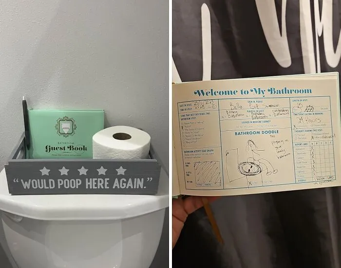   <a Style="Display:inline;" Href="Https://Www.amazon.com/Knock-Bathroom-Guest-Book-50012/Dp/1601064527?crid=3dr0kt94dzxbm&dib=eyj2ijoimsj9.cwvdl01hf0hojy5nytvmhnof2ecrjh_csybkwfuz0mwbl_2nqpnur6nvr2lyufyuvgogimw7nqlj4hqszfh1nak7bk596vwdvy8p2yzgxqvivfpqmgoronkfonzzai5prh3vxthcetjvnfsim0vbb-Nkh-Bfzhmzgevuw5_rq-U3qfeujrr6tpeq2tw_hnbdxhmhjob3ikhrvk2girhhdnmxkuoomjozoxnwv8npvaqjfwjg_vlzzygpzihzgxjicpf8branjvnzjchkxew1s62mu9owhhxme26ewm8yfyu.mtrycqxir9aenab3wefnlhb_dlabv_bedzg0vmo131q&dib_tag=se&keywords=bathroom+books&qid=1728906883&sbo=rzvfv%2f%2fhxdf%2bo5021pansa%3d%3d&sprefix=bathroom+book%2caps%2c238&sr=8-6&linkcode=ll1&tag=bpjaguar-20&linkid=04e43b567ffc65ce4ae9b9be64b8958b&language=en_us&ref_=as_li_ss_tl" Target="_blank"><span Style="Font: Inherit; Color: #d74b1f;"> "Bathroom Guestbook" </Span> Because Even Your Bathroom Visitors Deserve A Signing Bonus For Braving The Throne!