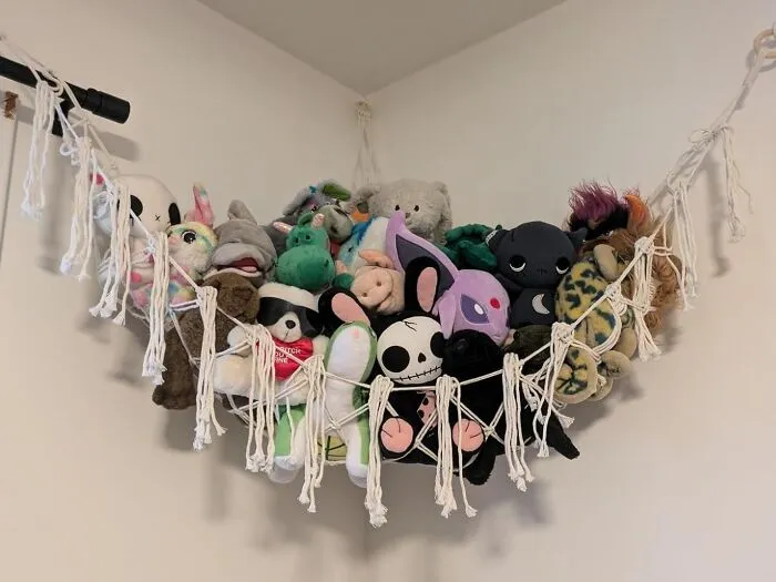 Because Your Plushies Deserve A Vacation Too, This   <a Style="Display:inline;" Href="Https://Www.amazon.com/Stuffed-Hammock-Hanging-Organizers-Decorations/Dp/B0cpf5crl8?ie=utf8&linkcode=ll1&tag=bpsnail-20&linkid=dd3c7f649cf89bdea873bd0292b01c0c&language=en_us&ref_=as_li_ss_tl" Target="_blank"><span Style="Font: Inherit; Color: #d74b1f;"> Corner Hammock For Soft Toy Storage </Span> Is The Adorable Way To Keep Your Cuddly Friends Cozy And Off The Floor, Because Who Needs Human Storage Space When Teddy Bears Are Taking Over?