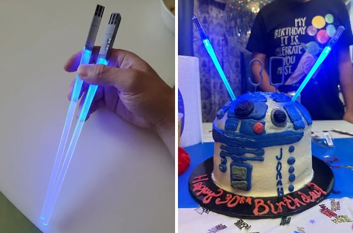 <a Style="Display:inline;" Href="Https://Www.amazon.com/Chop-Sabers-Light-Lightsaber-Chopsticks/Dp/B01ca2hoz4?ie=utf8&linkcode=ll1&tag=bpsnail-20&linkid=f25e8fc74984072ec3fd2d164c1e80c5&language=en_us&ref_=as_li_ss_tl" Target="_blank"><span Style="Font: Inherit; Color: #d74b1f;"> Lightsaber Chopsticks </Span> That Will Make You The Coolest Cat In The Galaxy, Even If You're Just Eating Ramen Noodles