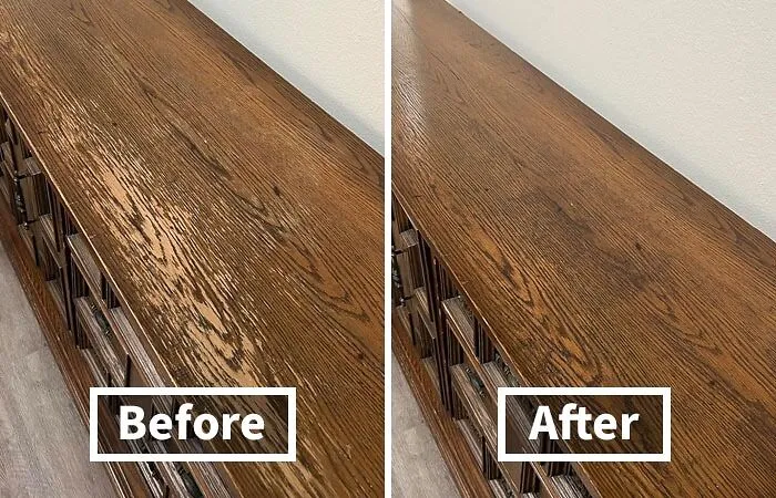 Because Nothing Says "Adulting" Like Discreetly Hiding The Scratch On Your Coffee Table From That One Party, This <a Style="Display:inline;" Href="Https://Www.amazon.com/Old-English-Scratch-Cover-Polish/Dp/B0063kfjhk?ie=utf8&th=1&linkcode=ll1&tag=bpsnail-20&linkid=400b44e6ea2658d6a874b0d8c028d827&language=en_us&ref_=as_li_ss_tl" Target="_blank"><span Style="Font: Inherit; Color: #d74b1f;"> Old English Scratch Cover Polish For Wood </Span> Is The Secret To Making Your Furniture Look Like New