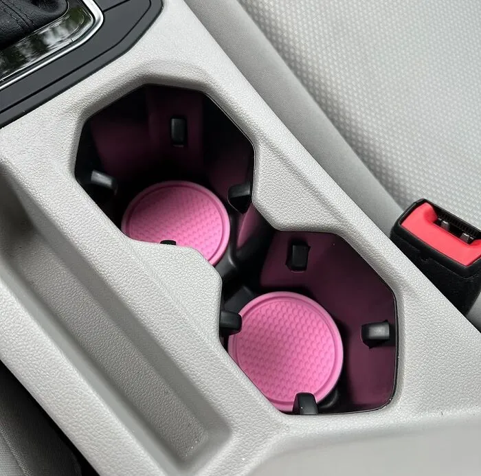Because A Ring-Shaped Water Stain On Your Car's Interior Is Basically A Crime Scene, This   <a Style="Display:inline;" Href="Https://Www.amazon.com/Singaro-Universal-Non-Slip-Ornaments-Accessories/Dp/B09ncwmp7g?ie=utf8&linkcode=ll1&tag=bpsnail-20&linkid=2db44c684a2e006c2bf9d1bf6290fa28&language=en_us&ref_=as_li_ss_tl" Target="_blank"><span Style="Font: Inherit; Color: #d74b1f;"> Car Cup Coaster </Span> Is The Tiny Hero That Saves Your Upholstery From The Horrors Of Hydration, One Cup At A Time