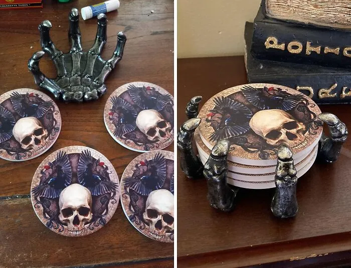 Ringed With The Silhouettes Of Death's Own Heralds, The   <a Style="Display:inline;" Href="Https://Www.amazon.com/Dwk-Beautiful-Beverage-Coasters-Halloween/Dp/B07wd5zjdr?crid=2fpdj8dfr5x93&dib=eyj2ijoimsj9.sxn_x1ssqcp16slzdajasi60dkjfl6jbube-Grfzohswdmjff9nyrgnr7riunwqos9xy2ikzuwedjvo2oiakgrr7etwki1ut6pe-Ek9ir2yw2ncqqvarb6xky8bqj3paidhstlijfeczqdvral7hankyq1qljqfpmxhh3ttidxkxt_l1wx7rs6jbhjybtf1j8c9ggs4ocqghamrhfjor9uxnm1rikrwbmoajfmcfwdcbnvwgrluut7abzyy6mhumsboh-2ypctbmbwoqoyta8kctvtbgumoxud-Vsl8r4m0.kbz_icwmmkxgd8azsfbudk1ioclqefgxtkrb2h8pnli&dib_tag=se&keywords=creepy+home&qid=1728993756&sprefix=creepy+hom%2caps%2c220&sr=8-10&linkcode=ll1&tag=bpseal-20&linkid=c88761f2f42a77e86f088692ba6cf101&language=en_us&ref_=as_li_ss_tl" Target="_blank"><span Style="Font: Inherit; Color: #d74b1f;"> Gothic Coasters With A Skull Motif </Span> Darken The Surface Of Your Furniture, A Morbid Tableau That Greets Every Raised Glass With A Grim
