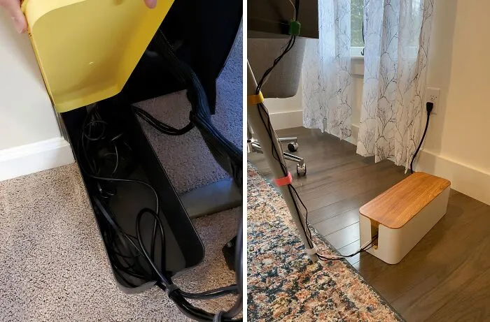 Tangle Tamed! These Clever <a Style="Display:inline;" Href="Https://Www.amazon.com/Dp/B08s6p5zj7?asc_item-ID=amzn1.ideas.3sh3zi2m0un8i&linkcode=ll1&tag=bpboar-20&linkid=74cd15c19bd9fa9f7345c5fe42b82758&language=en_us&ref_=as_li_ss_tl" Target="_blank"><span Style="Font: Inherit; Color: #d74b1f;"> Cable Management Boxes </Span> Are The Ultimate Cord Wranglers - They Keep Your Cables Organized, Untangled, And Out Of Sight