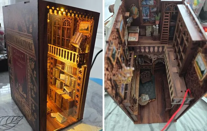 Bibliophiles, Get Ready To Go Small But Mighty With This Charming   <a Style="Display:inline;" Href="Https://Www.amazon.com/Dp/B0b14z78w7?ascsubtag=7591808%2c21%2c28%2cd%2c0%2c0%2c0%2c900%3a2%3b974%3a2%3b1125%3a1%2c42076174%2c0%2c0%2c0&th=1&linkcode=ll1&tag=bphamster-20&linkid=56025c83b93bea336b14a21cbd6213a2&language=en_us&ref_=as_li_ss_tl" Target="_blank"><span Style="Font: Inherit; Color: #d74b1f;"> DIY Book Nook Dollhouse </Span> - A Pint-Sized Paradise For Your Favorite Literary Treasures