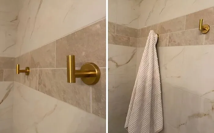 Luxury In The Little Things! This Elegant <a Style="Display:inline;" Href="Https://Www.amazon.com/Dp/B07rrws2q6?asc_refurl=https%3a%2f%2fwww.inverse.com%2fculture%2fawesome-Home-Upgrades-On-Amazon-That-Seem-Expensive-But-Are-Actually-Cheap-As-Hell&th=1&linkcode=ll1&tag=bpwasp-20&linkid=e05745cf0be4378804c9b78427da8c69&language=en_us&ref_=as_li_ss_tl" Target="_blank"><span Style="Font: Inherit; Color: #d74b1f;"> Brushed Gold Bathroom Towel Hook </Span> Brings A Touch Of Sophistication To Your Bathroom, With Its Sleek Design And Premium Finish
