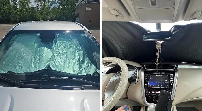 Block Out The Glare And Block Out The Heat With The Reflective Relief From A  <a Style="Display:inline;" Href="Https://Www.amazon.com/Econour-Reflective-Protection-Sedans-64x32in/Dp/B01kifisx2?ie=utf8&linkcode=ll1&tag=bpantelope-20&linkid=bb40dba27193bed7e909b3195d51cf7c&language=en_us&ref_=as_li_ss_tl" Target="_blank"><span Style="Font: Inherit; Color: #d74b1f;"> Car Windshield Sun Shade </Span>