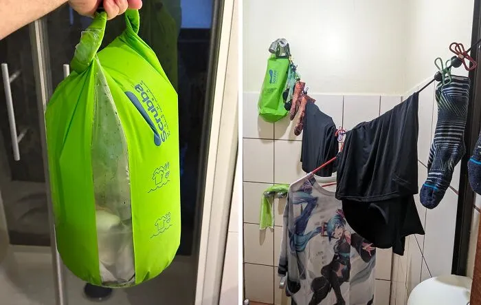 "No one cares about you wearing the same thing more than once. Pack light and wash your stuff every few days." - <span Style="Font:inherit;color:#808080"> CptSmarty</Span>