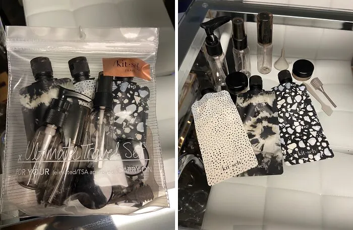 "You can buy toiletries at the local supermarket for less than the cost of special travel size ones." - <span Style="Font:inherit;color:#808080"> WhatWhoNoShe</Span>