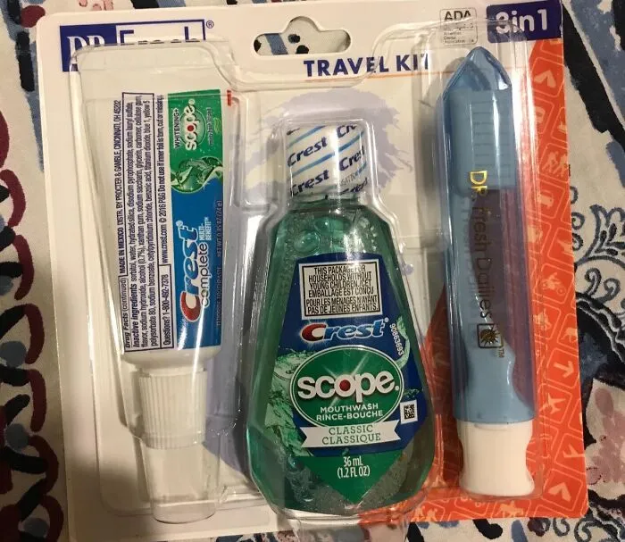"Pack a small toothbrush, toothpaste and if you’re crazy… a little mouth wash in a very accessible pocket in your carry on. This will make your flying experience much more pleasant. Brushing your teeth at the end of a flight can wake you up and have you feeling fresh and ready to go for when you need to get shit done post flight" - <span Style="Font:inherit;color:#808080"> [deleted]</Span>