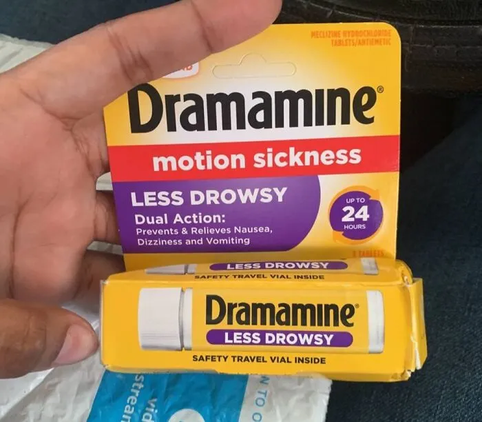 "<a style="display:inline;" href="https://www.amazon.com/Dramamine-Motion-Sickness-Drowsey-Formula/dp/B007BF7BUY?crid=2VL8HBZVYA53C&dib=eyJ2IjoiMSJ9.SCyh6WdBYhHvOTLFz52S7Oaq4dv4PqeeIMjJi9u124luWn8TKfR0Jbe0JOyjugX6xURe0JwLlLwxdC_fEsUg3WV-dyzaaQ9lGfR2u8pI3E43bnyUaL8Yg8XZ7vb1W5LjAHA4qGosTqgtqhjE5WTNhuDGh0ZbE1BYDyC7rUaqOKXuD_QnfVxGoLk5KJ-2GbehWJbtQHuhqVCt33rZ-mQS4lOVYlLKZMjcnfdvDy6IrkwJOxo7xgDtQOxGbv_p3Zmb1IPHBB6vxck2OHsl04ROOsd3M3ghrJcp3AASFdKdCac.ews_rwcIeAvaOKzQuqxyLjXWn29KoD6yAtn_g7McgW4&dib_tag=se&keywords=dramamine&qid=1729509679&rdc=1&sprefix=dram%2Caps%2C237&sr=8-6&th=1&linkCode=ll1&tag=bptiger-20&linkId=aa8ded5fec2a966d213fbabe1cb528a6&language=en_US&ref_=as_li_ss_tl" target="_blank"><span Style="Font:inherit;color:#d74b1f;"> Dramamine </Span> is a lifesaver. Get the drowsy kind so you can sleep through the flight too." - <span Style="Font:inherit;color:#808080"> wowguineapigs</Span>