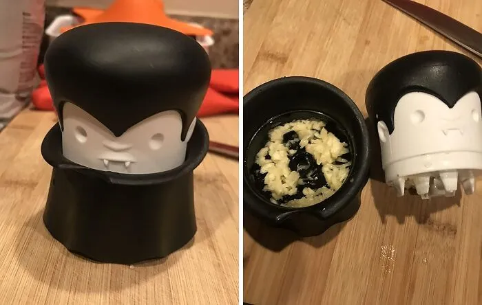 Crush Your Cooking Prep And Ward Off The Vampires With The Cleverly Designed   <a Style="Display:inline;" Href="Https://Www.amazon.com/Gracula-Garlic-Twist-Crusher-Ototo/Dp/B076cttzkx?ie=utf8&linkcode=ll1&tag=bpkoala-20&linkid=c2eec5873d342fd5e0257a23b4f2aa48&language=en_us&ref_=as_li_ss_tl" Target="_blank"><span Style="Font: Inherit; Color: #d74b1f;"> Gracula Garlic Crusher </Span> - A Kitchen Gadget That's To Die For!