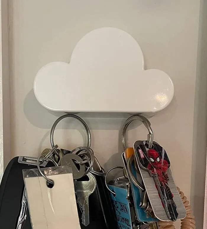 Find A Silver Lining In Organization With The Whimsical   <a Style="Display:inline;" Href="Https://Www.amazon.com/Twone-White-Cloud-Magnetic-Holder/Dp/B016c1ulhm?ie=utf8&th=1&linkcode=ll1&tag=bpkoala-20&linkid=28359db6f0452d7da0a9244196f92b97&language=en_us&ref_=as_li_ss_tl" Target="_blank"><span Style="Font: Inherit; Color: #d74b1f;"> Cloud Magnetic Wall Key Holder </Span> - A Heavenly Way To Keep Your Keys Floating In The Right Direction