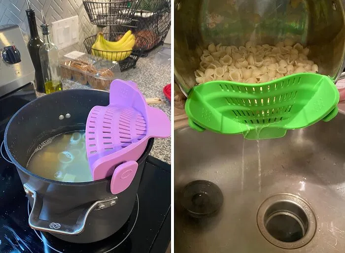 Drain The Drama From Washing, Rinsing, And Drying With The   <a Style="Display:inline;" Href="Https://Www.amazon.com/Dp/B018w9jii0?ascsubtag=7558533%2c14%2c34%2cd%2c0%2c0%2c0%2c900%3a2%3b974%3a3%3b1125%3a1%3b1338%3a1%3b1352%3a1%2c38986767%2c0%2c0%2c0&btn_ref=srctok-E5e3e223c11cb876&th=1&linkcode=ll1&tag=bpsnake-20&linkid=810c06507e325521f9b98d20bee443f1&language=en_us&ref_=as_li_ss_tl" Target="_blank"><span Style="Font: Inherit; Color: #d74b1f;"> Snap N' Strain Collapsible Colander</Span>, A Game-Changing Kitchen Companion