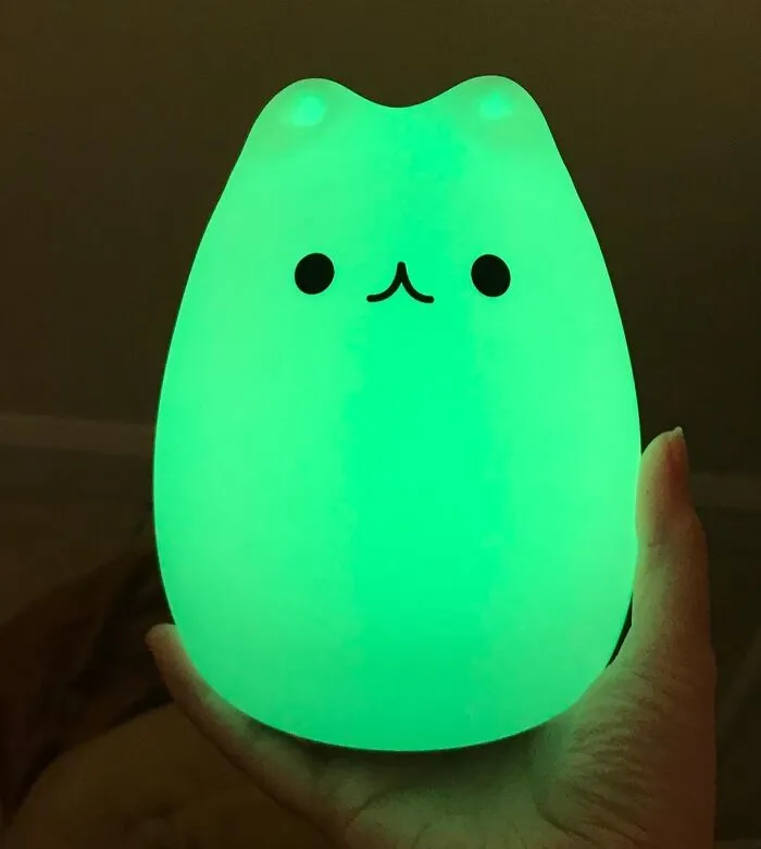 This   <a Style="Display:inline;" Href="Https://Www.amazon.com/Goline-Nightlights-Children-Silicone-Birthday/Dp/B01dxoyck8?ie=utf8&linkcode=ll1&tag=bpstarfish-20&linkid=ce66fd5f1f1f670aab8fb6eb7b51d9a5&language=en_us&ref_=as_li_ss_tl" Target="_blank"><span Style="Font: Inherit; Color: #d74b1f;"> Cat Nightlight </Span> Is A Cute And Cuddly Companion To Guide Kids Through The Dark