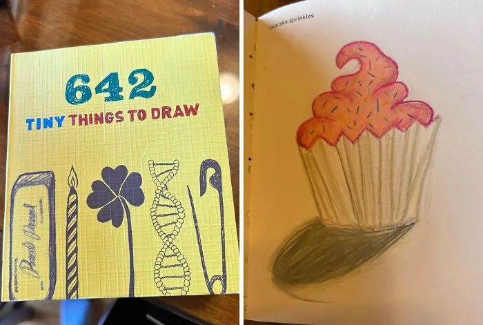 This   <a Style="Display:inline;" Href="Https://Www.amazon.com/Tiny-Things-Draw-Chronicle-Books/Dp/1452137579?ie=utf8&linkcode=ll1&tag=bpstarfish-20&linkid=89b410e247178f2dfd19499d5b425606&language=en_us&ref_=as_li_ss_tl" Target="_blank"><span Style="Font: Inherit; Color: #d74b1f;"> 642 Tiny Things To Draw </Span> Book Sparks Creativity And Inspires Kids To Think Big With Tiny Drawings