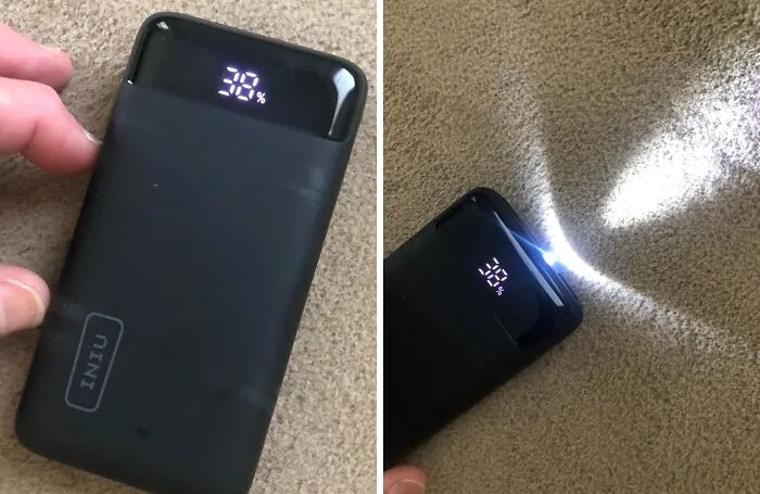 This Portable Charger Is So Bright, It Could Double As A Lighthouse! Okay, Maybe Not A Lighthouse, But This <a Style="Display:inline;" Href="Https://Www.amazon.com/Iniu-Portable-20000mah-High-Speed-Flashlight/Dp/B07ypy31fl?ie=utf8&th=1&linkcode=ll1&tag=bpbobcat-20&linkid=12a995cb56dd22fca714c22054d69e9a&language=en_us&ref_=as_li_ss_tl" Target="_blank"><span Style="Font: Inherit; Color: #d74b1f;"> Portable Charger With Light</Span> Will Definitely Illuminate Your Way (And Keep Your Phone Charged) During Those Late-Night Adventures