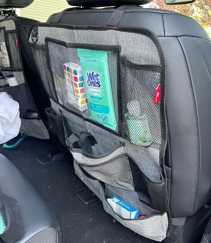 Road Trip Ready! This <a Style="Display:inline;" Href="Https://Www.amazon.com/Helteko-Backseat-Car-Organizer-Accessories/Dp/B07rnzv64y?ie=utf8&linkcode=ll1&tag=bpbobcat-20&linkid=9b75782621dd5e6ce2591fde91946078&language=en_us&ref_=as_li_ss_tl" Target="_blank"><span Style="Font: Inherit; Color: #d74b1f;"> Backseat Car Organizer</Span> With Its Handy Tablet Holder Will Keep Your Little Ones Entertained (And Your Car Clean) On Even The Longest Journeys
