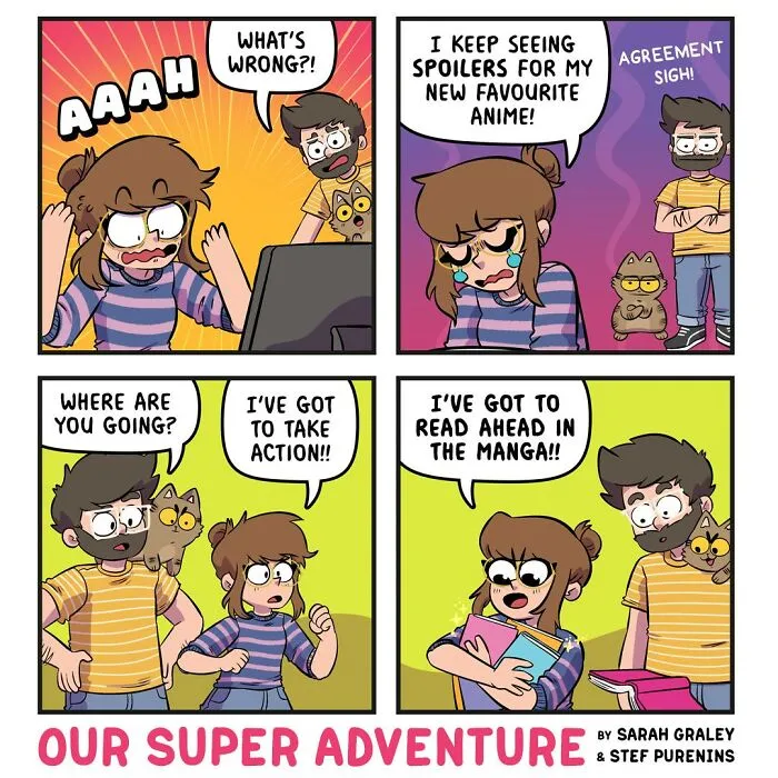 Love And Cats: 36 Hilariously Relatable Comics Inspired By This Artist's Real Life (New Pics)