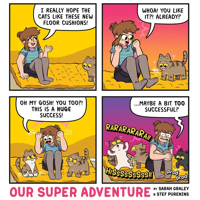 Love And Cats: 36 Hilariously Relatable Comics Inspired By This Artist's Real Life (New Pics)