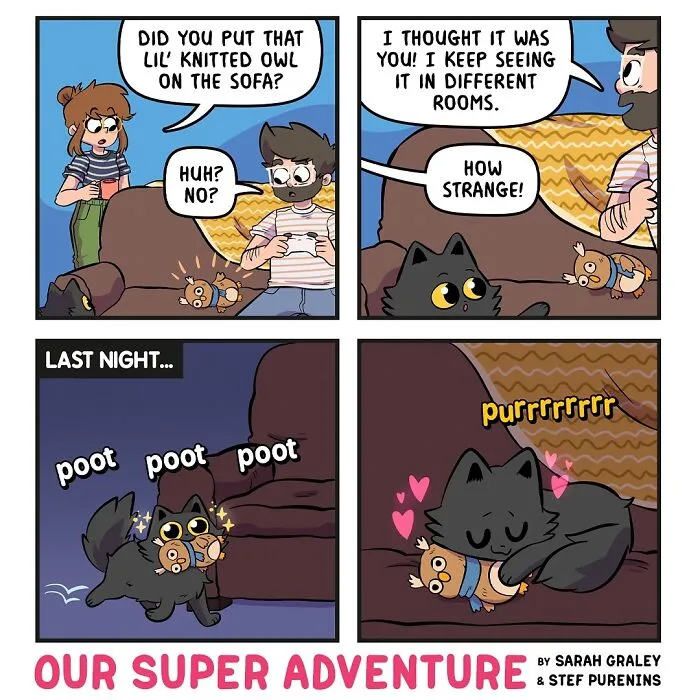 Love And Cats: 36 Hilariously Relatable Comics Inspired By This Artist's Real Life (New Pics)