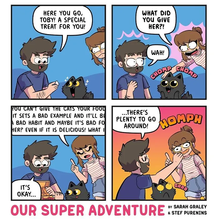 Love And Cats: 36 Hilariously Relatable Comics Inspired By This Artist's Real Life (New Pics)