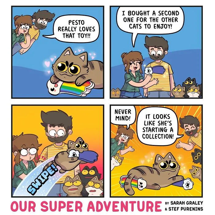 Love And Cats: 36 Hilariously Relatable Comics Inspired By This Artist's Real Life (New Pics)