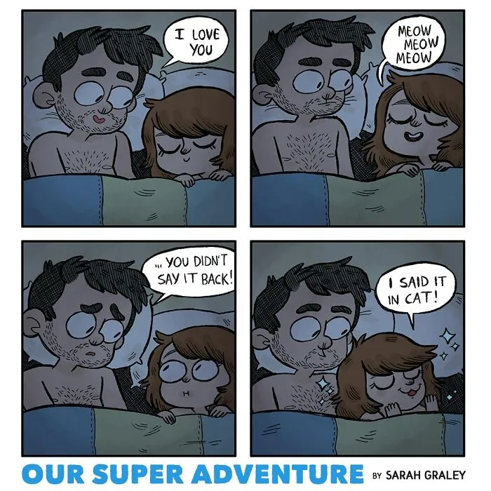 Love And Cats: 36 Hilariously Relatable Comics Inspired By This Artist's Real Life (New Pics)