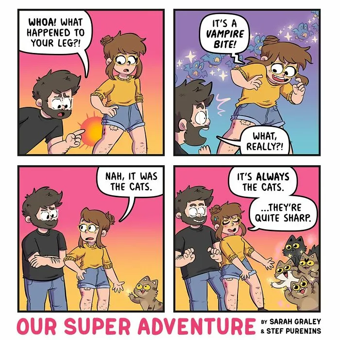 Love And Cats: 36 Hilariously Relatable Comics Inspired By This Artist's Real Life (New Pics)