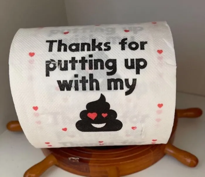 Wipe Away Boredom With A Roll Of <a Style="Display:inline;" Href="Https://Www.amazon.com/Valentines-Funny-Toilet-Paper-Gift/Dp/B07yymr5jj?ie=utf8&th=1&linkcode=ll1&tag=bpapple-20&linkid=b7426de8e6ee168ca82431abdaea31da&language=en_us&ref_=as_li_ss_tl" Target="_blank"><span Style="Font: Inherit; Color: #d74b1f;"> Funny Toilet Paper</Span>, A Gift That's Sure To Bring A Smile To A Friend's Face, Even On The Most Crappy Days