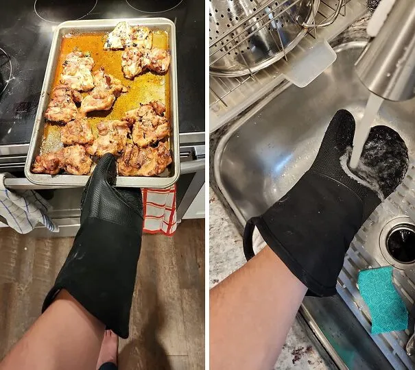 Reach New Heights Of Baking Safety With The <a Style="Display:inline;" Href="Https://Www.amazon.com/Dp/B07444vq4w?ascsubtag=6321567%2c27%2c52%2cd%2c0%2c0%2c0%2c900%3a2%3b974%3a1%3b1125%3a2%3b1338%3a1%3b1352%3a1%2c18565079%2c0%2c0%2cgoogle&btn_ref=srctok-C61fa260a75c8565&th=1&linkcode=ll1&tag=bpiguana-20&linkid=05c4f05a51316456036e8e0b775a066d&language=en_us&ref_=as_li_ss_tl" Target="_blank"><span Style="Font: Inherit; Color: #d74b1f;"> Extra Long Professional Silicone Oven Mitt</Span>, A Heat-Resistant Hero That's Got You Covered From Wrist To Fingertips