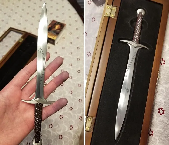 Unleash The Power Of The Noble Sword Sting With The <a Style="Display:inline;"Href="Https://Www.amazon.com/The-Hobbit-Sting-Letter-Opener/Dp/B009oanbh6?ie=utf8&linkcode=ll1&tag=bppear-20&linkid=458d70e960e946556d0b84024c697924&language=en_us&ref_=as_li_ss_tl" Target="_blank"><span Style="Font: Inherit; Color: #d74b1f;"> Sting Letter Opener</Span>, A Beautifully Crafted Replica Of Bilbo's Trusty Blade