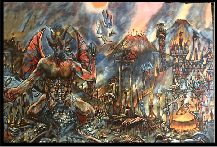 The Exhibition Will Feature An Image Of The Lost Painting Burt Shonberg Made For Roger Corman’s 1962 Film “The Premature Burial”, Which Was Never Seen In It’s Entirety In The Film. The Original Painting Is Whereabouts Unknown, Presumably Lost Or Destroyed. Courtesy Of David Del Valle