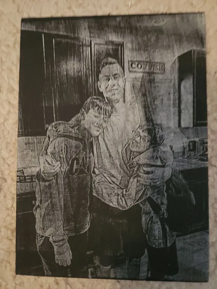 I Made Laser Art On A Canvas (6 Pics)