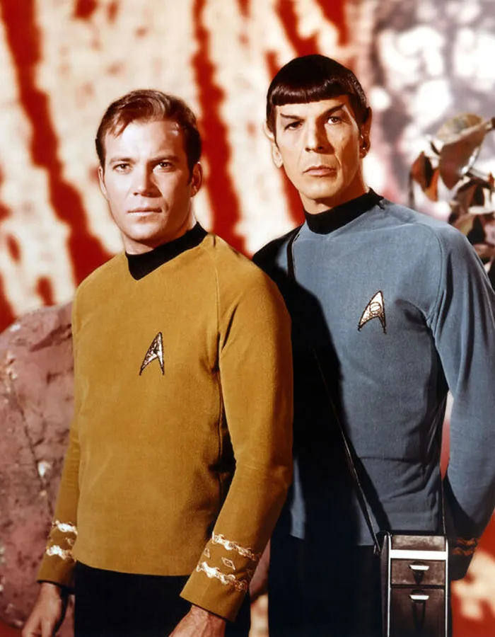 Captain Kirk and Spock