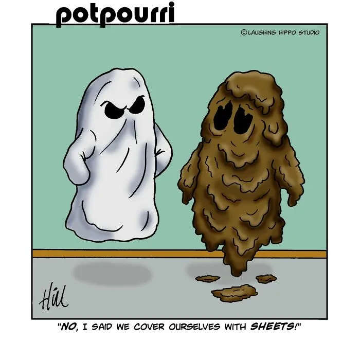 Spooktacular Humor: 30 One-Panel Comics From Laughing Hippo Studio