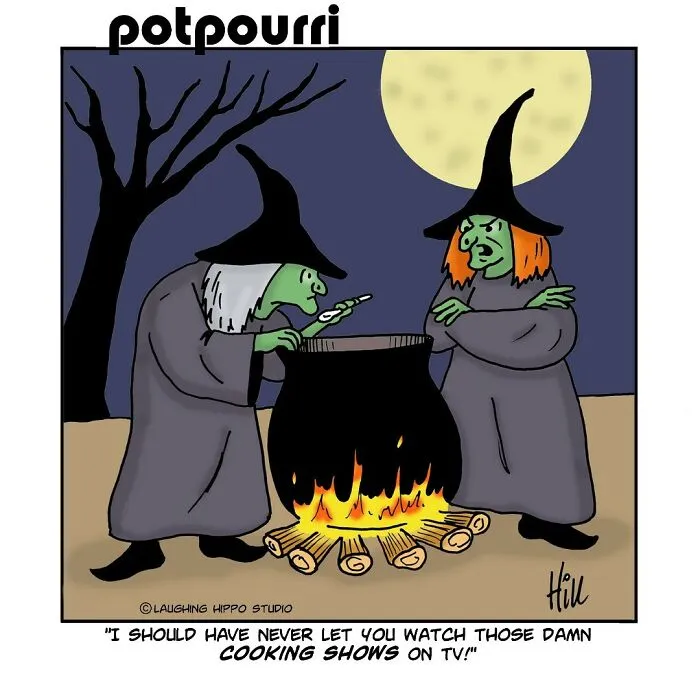 Spooktacular Humor: 30 One-Panel Comics From Laughing Hippo Studio