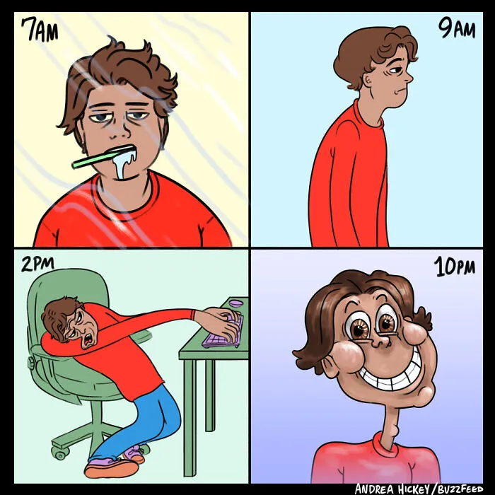 Artist Made 30 Relatable Comics About Random Happenings In Life