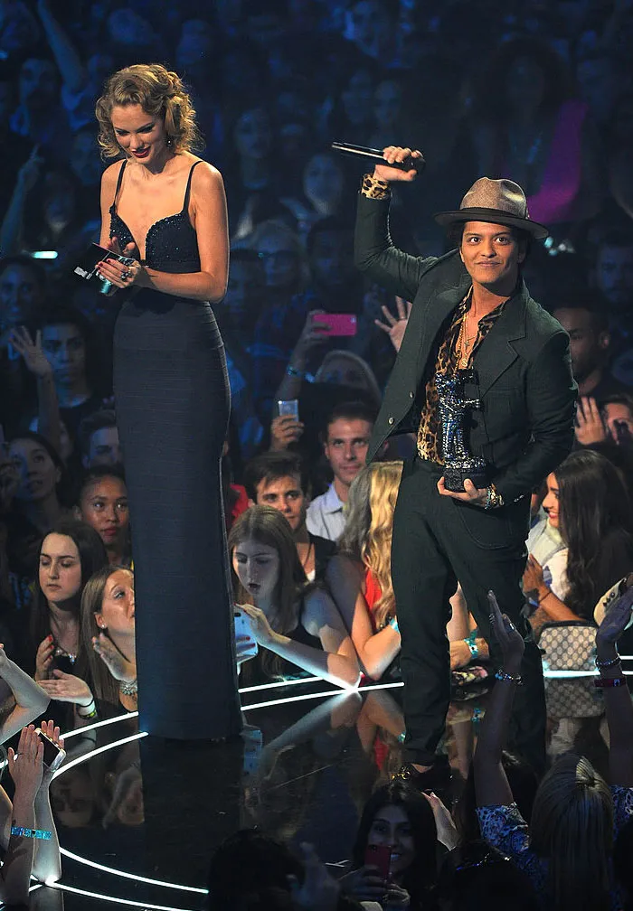 Bruno Mars and Taylor Swift