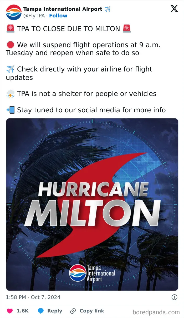 “Hurricane Milton Will Go Down In History”: 23 Posts Showing How Frightening This Hurricane Is
