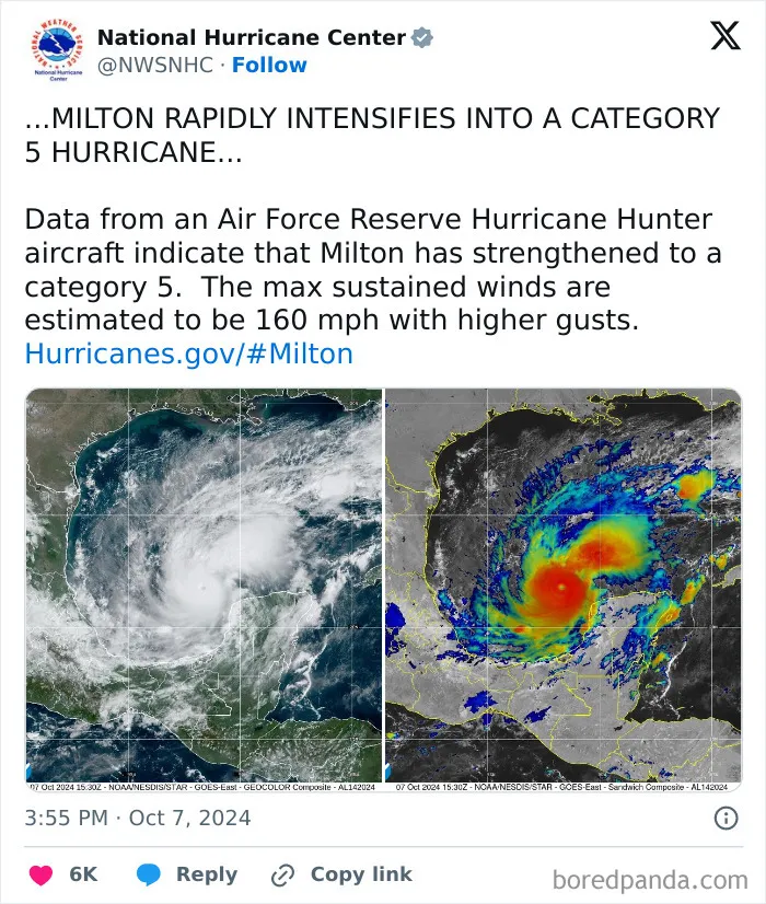 “Hurricane Milton Will Go Down In History”: 23 Posts Showing How Frightening This Hurricane Is