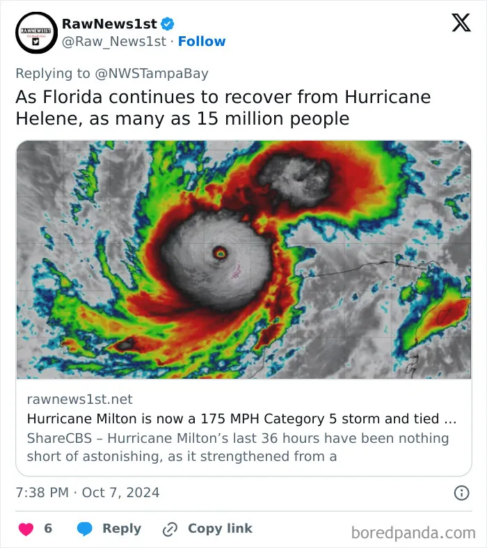 “Hurricane Milton Will Go Down In History”: 23 Posts Showing How Frightening This Hurricane Is