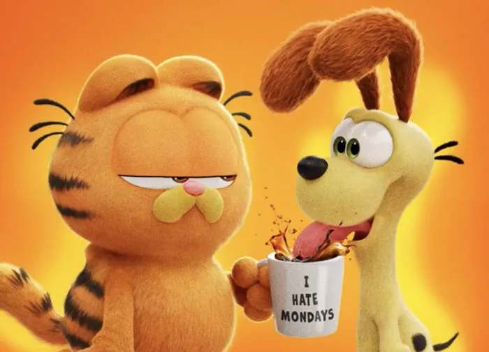 Garfield and Odie