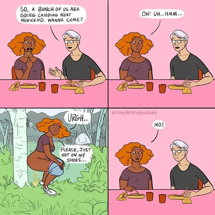 Artist Made 30 Relatable Comics About Random Happenings In Life
