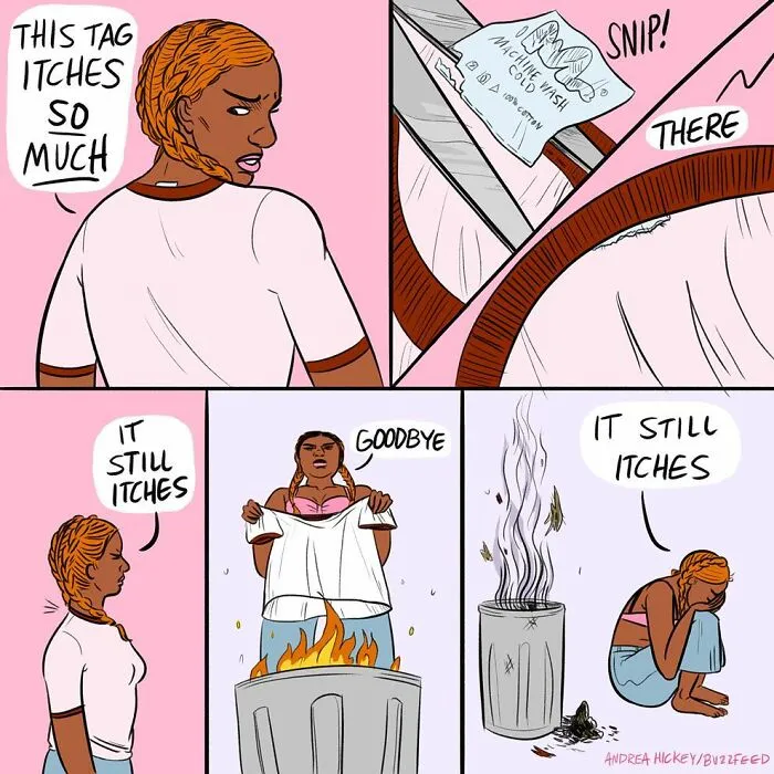 Artist Made 30 Relatable Comics About Random Happenings In Life