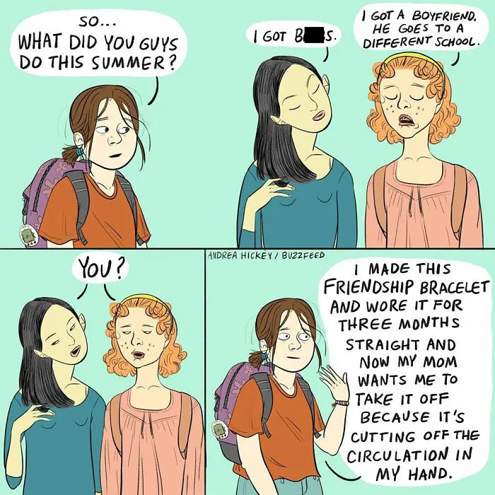 Artist Made 30 Relatable Comics About Random Happenings In Life