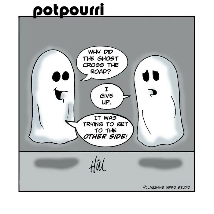 Spooktacular Humor: 30 One-Panel Comics From Laughing Hippo Studio